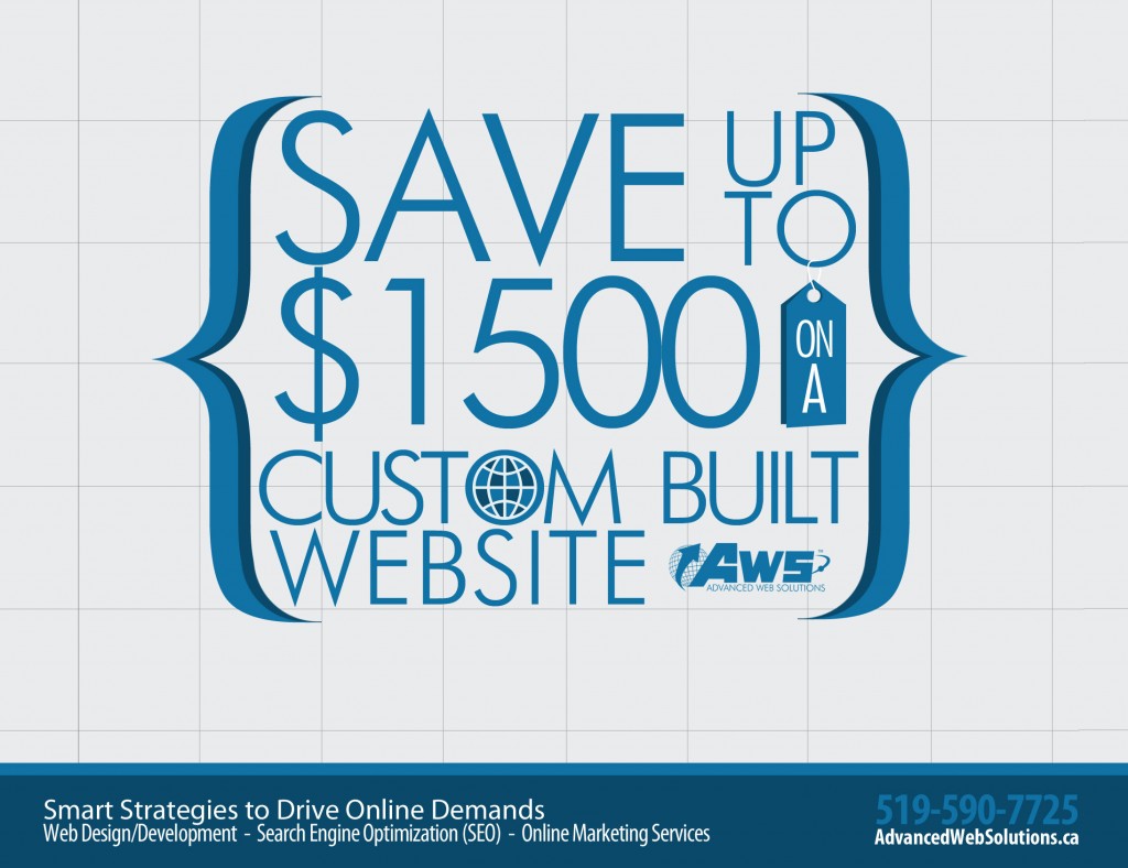 Save big on a new or redesigned website